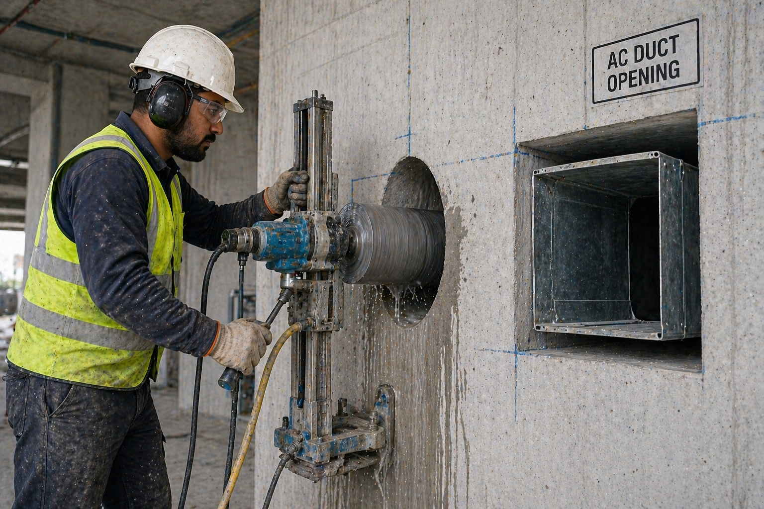 AC Duct Opening